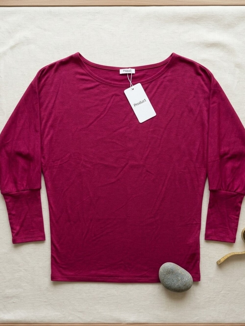 Poetsky Cozy Shirt with 3/4  Lenght Oversisized Sleeves